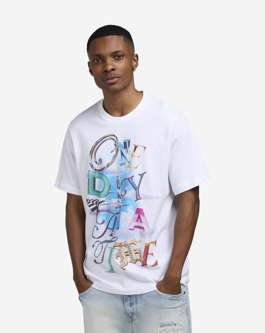 Shop Paper Planes One Day At A Time Tee 200476 white | SNIPES USA