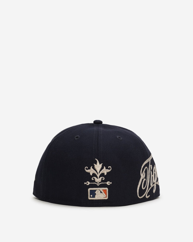 New Era 59Fifty Detroit Tigers Wordmark Fitted Hat 60792429 Blue 3