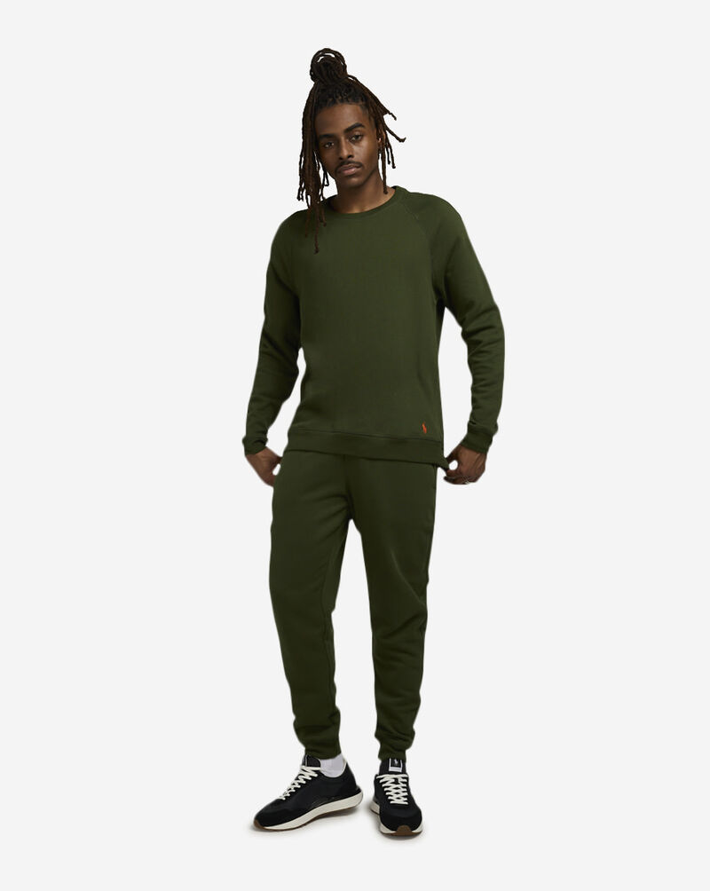 Polo Ralph Lauren Brushed Fleece Raglan Crew PK56HF-9EI Green 4