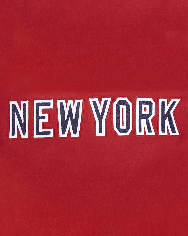 PRO STANDARD New York Yankees Classic Chenille Double Knit Pull Over Hoodie LNY531152-RED Red 4