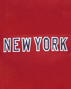 PRO STANDARD New York Yankees Classic Chenille Double Knit Pull Over Hoodie LNY531152-RED Red 4