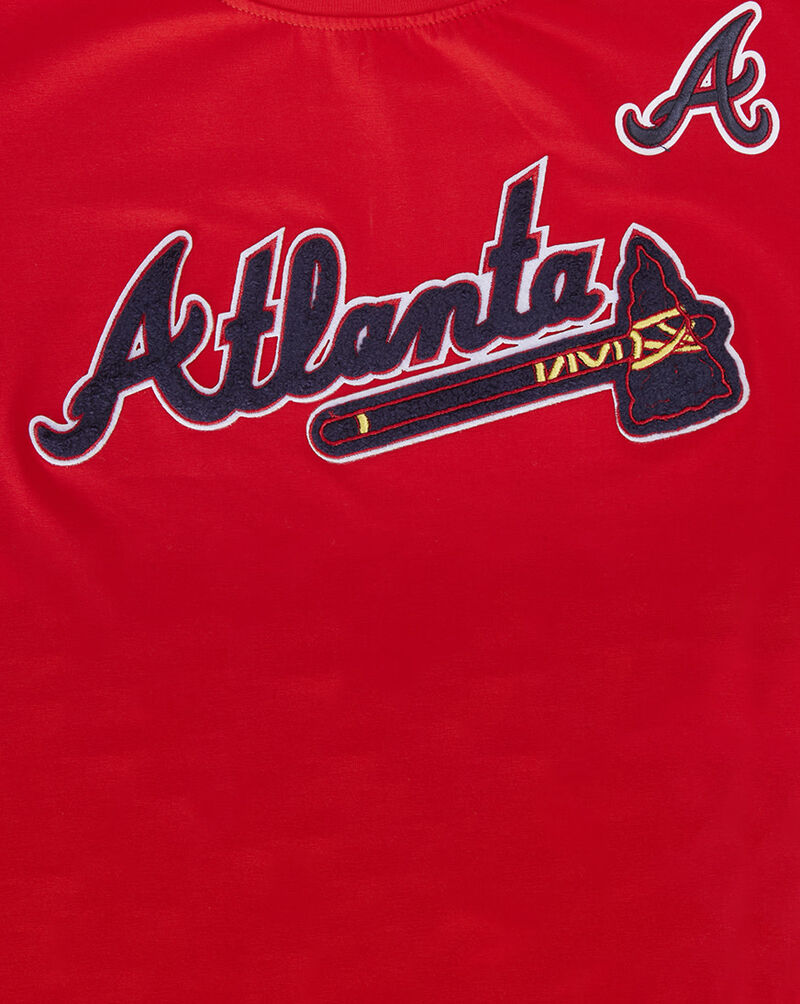 PRO STANDARD Atlanta Braves Classic Slim Fit Tee  LABA34347-RED Red 2