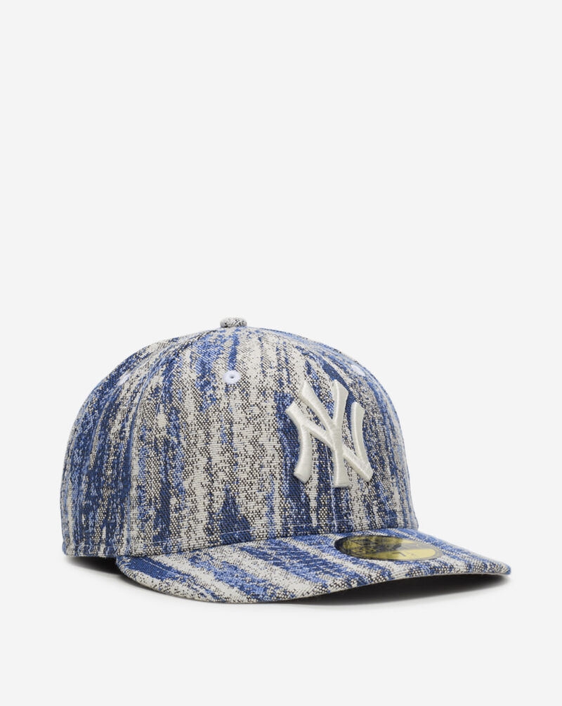 New Era 59Fifty New York Yankees Tweed Fitted Hat 60765620 Blue 1