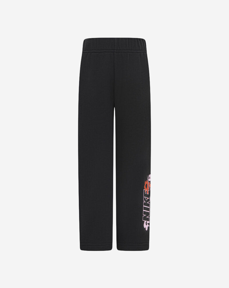 Nike Pre-School Floral Fleece Graphic Wide Leg Pants 36L809-023 Black 1