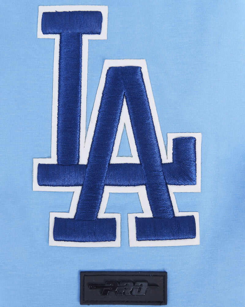 PRO STANDARD Los Angeles Dodgers Short Sleeve Classic Chenille Tee  LLD131604-UNI Blue 2