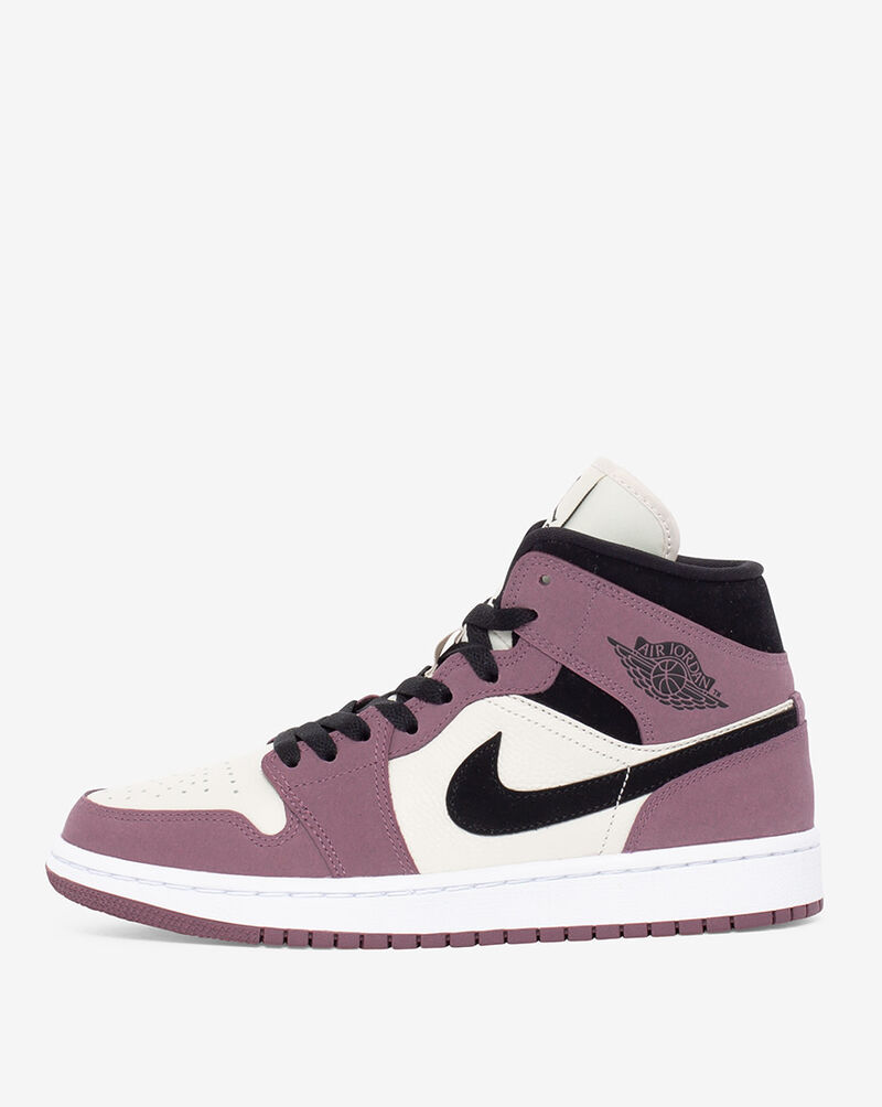 snipes jordan 1 mid purple