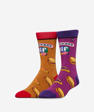 Smuckers and Jif Split Crew Socks (L)