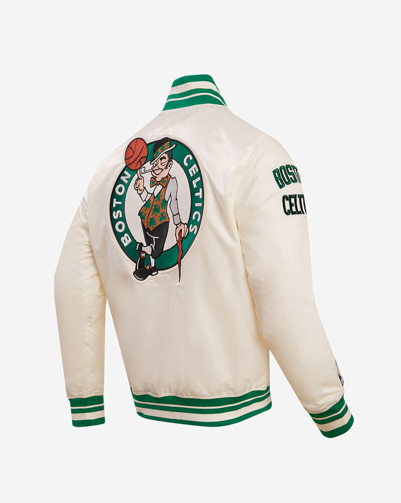 PRO STANDARD Boston Celtics Retro Classic Striped Jacket BBC655850-EKG cream 3