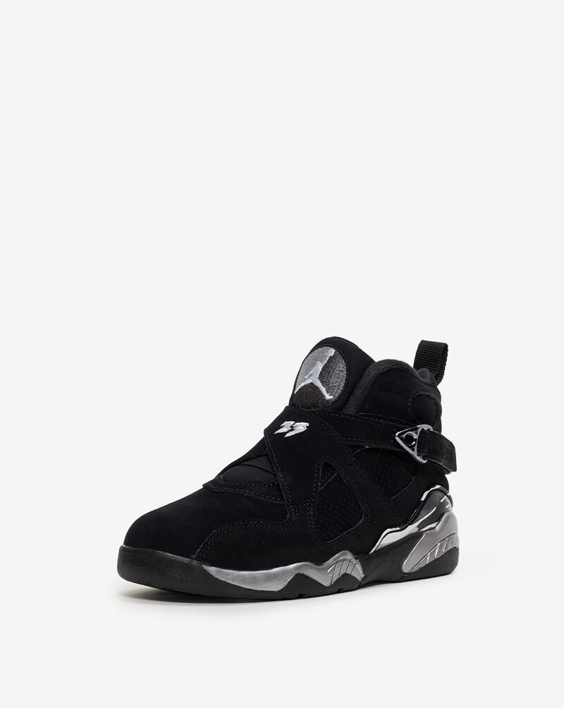 Jordan Little Kids' Air Jordan 8 Retro "Chrome" 305369-007 Black 2