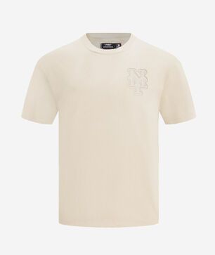 New York Mets Neutral Drop Shoulder Tee