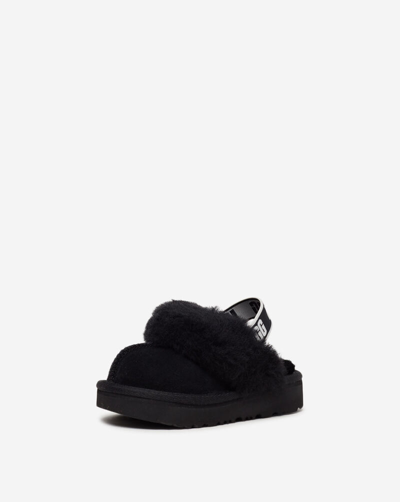 Shop UGG Toddler Funkette Slippers 1130395BLKI black | SNIPES USA