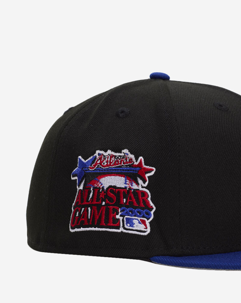 New Era 59Fifty Rare Atlanta Braves Rare Fitted Hat 70946492 Black 2