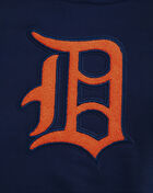 Detroit Tigers Retro Classic Rib Fleece Cropped Pullover Hoodie