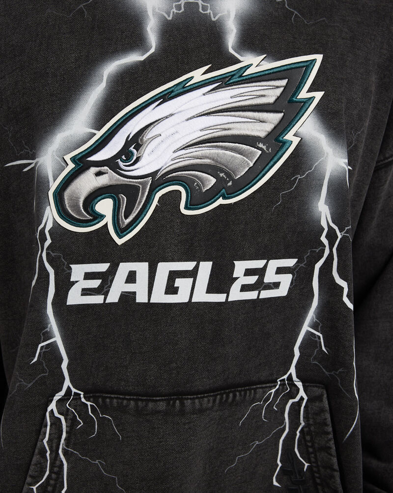 PRO STANDARD Philadelphia Eagles Lightning Hoodie FPE5411741-WBK Black 3