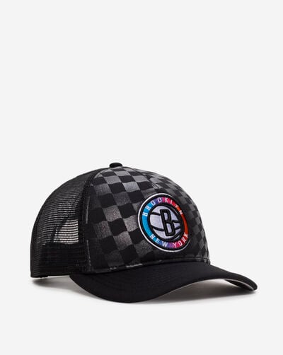 9Forty A-Frame Brooklyn Nets Raceway Snapback Hat