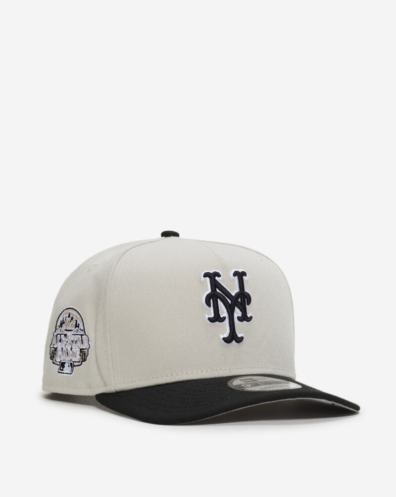 New Era 9Fifty New York Mets A-Frame Snapback Hat 71012989 Grey 1