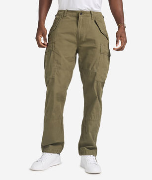 Classic Fit Canvas Cargo Pants