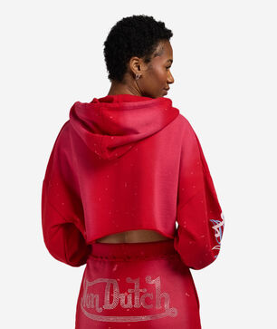 Cropped Full Zip Hoodie