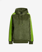 adidas IVY PARK Corduroy Hoodie  HC6016 Green 4