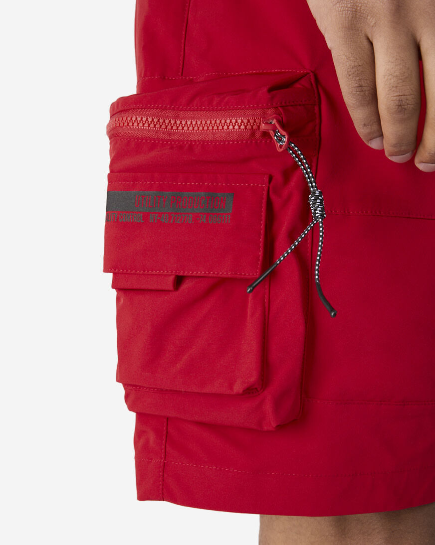 最大15%OFFクーポン Rise Smoke Shop Nylon red WS24283SNZ-RED Shorts Cargo Clothing