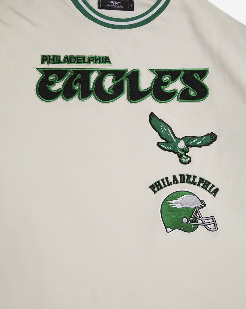 PRO STANDARD Philadelphia Eagles Retro Classic Double Knit Tee FPE143523-EKG cream 2