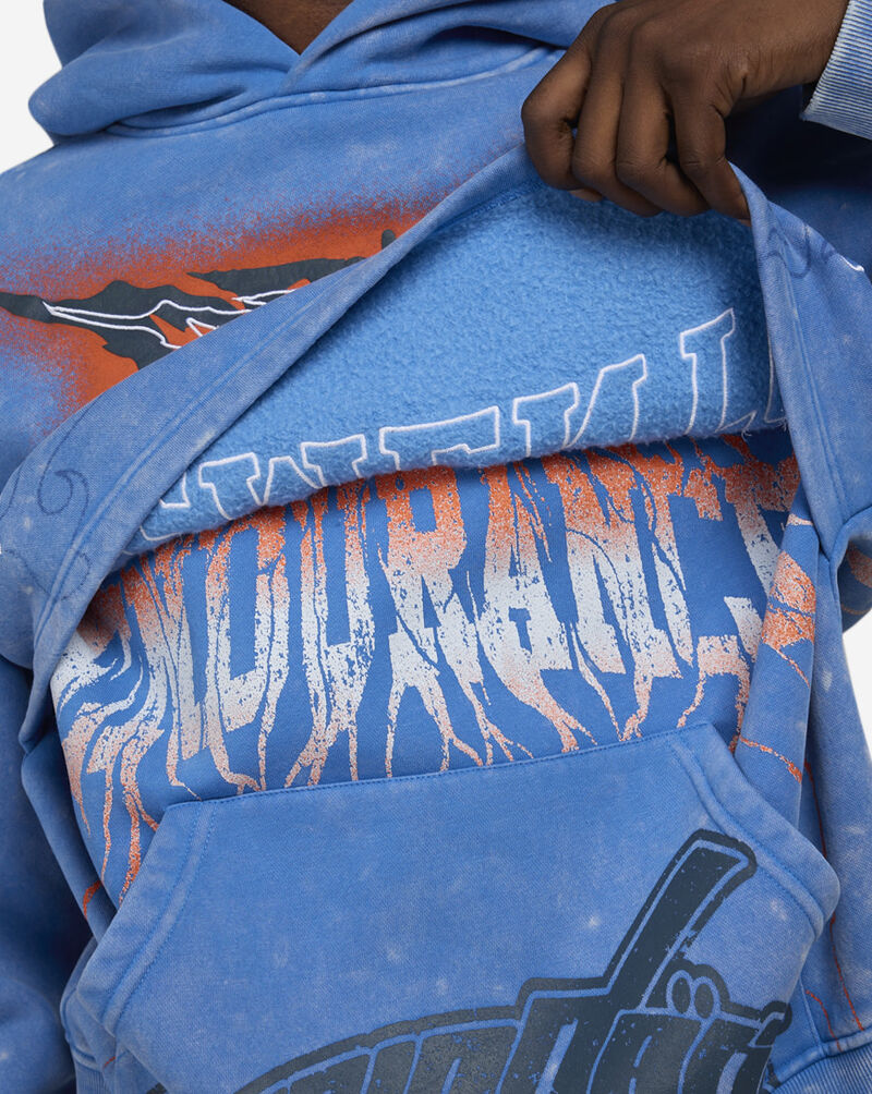 Smoke Rise Dystopian Hoodie FO24657SN-BLU Blue 3