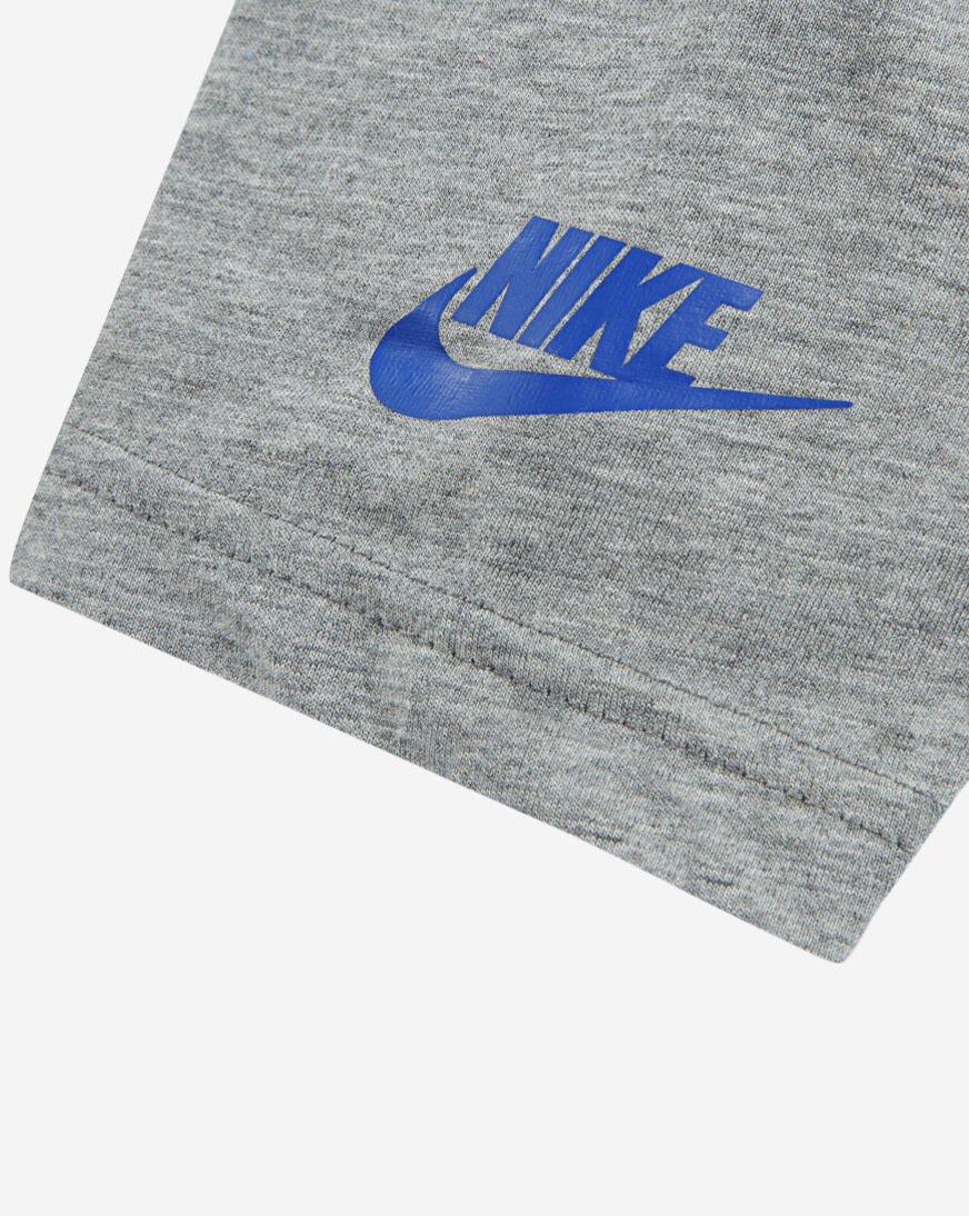 Shop Nike Little Kids' Air Boxy T-Shirt 86M841-042 grey
