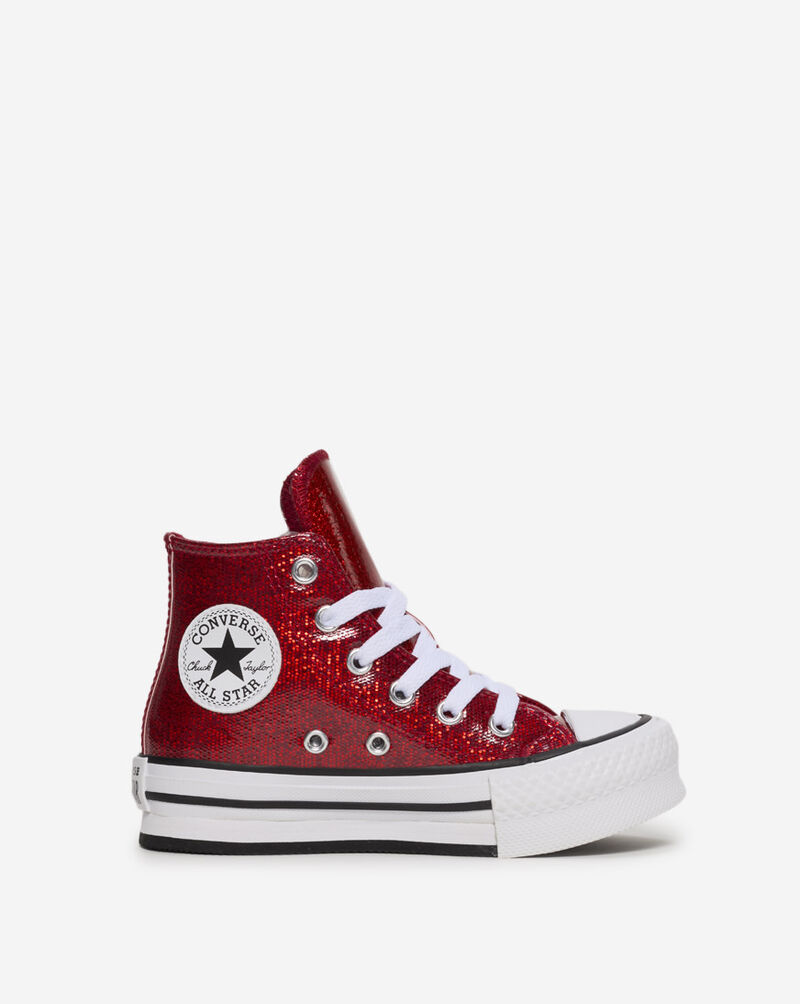 Converse Pre-School Chuck Taylor All Star Lift Platform Disco A17659C Red 4