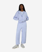 New Balance Trackside Fleece Full Zip Hoodie  WJ61W2EE-DYK Blue 4