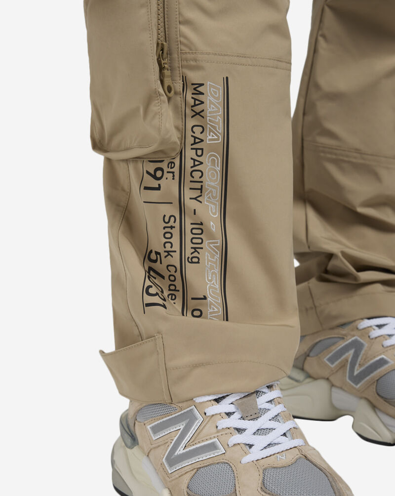 Smoke Rise Utility Nylon Joggers WP25182SNZ-KHA Beige 3