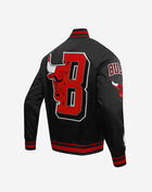 PRO STANDARD Chicago Bulls Mash Up Rib Satin Jacket BCB6515749-BRK Black 3