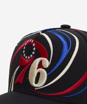 Philadelphia 76ers Pro Pinch Swirl Snapback Hat