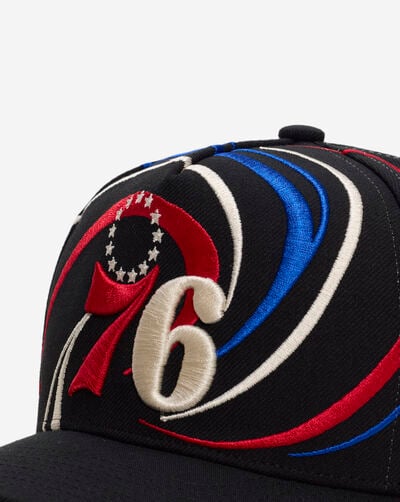 Philadelphia 76ers Pro Pinch Swirl Snapback Hat Philadelphia 76ers Pro Pinch Swirl Snapback Hat
