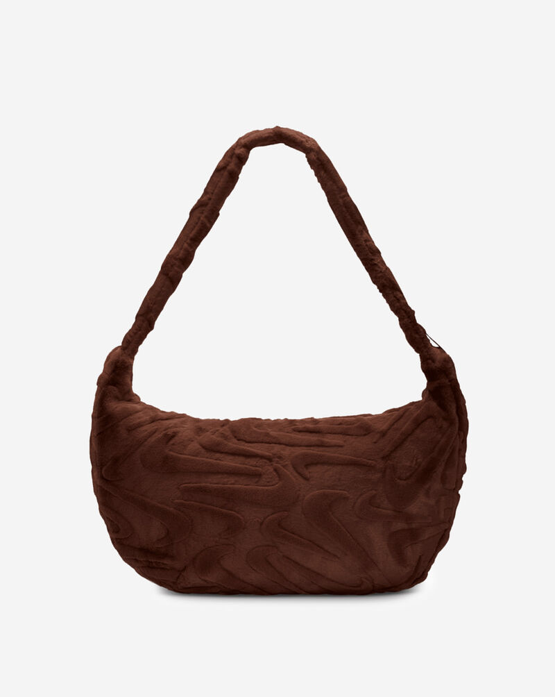 Nike NSW Faux Fur Slouchy Bag HQ7515-265 Brown 3