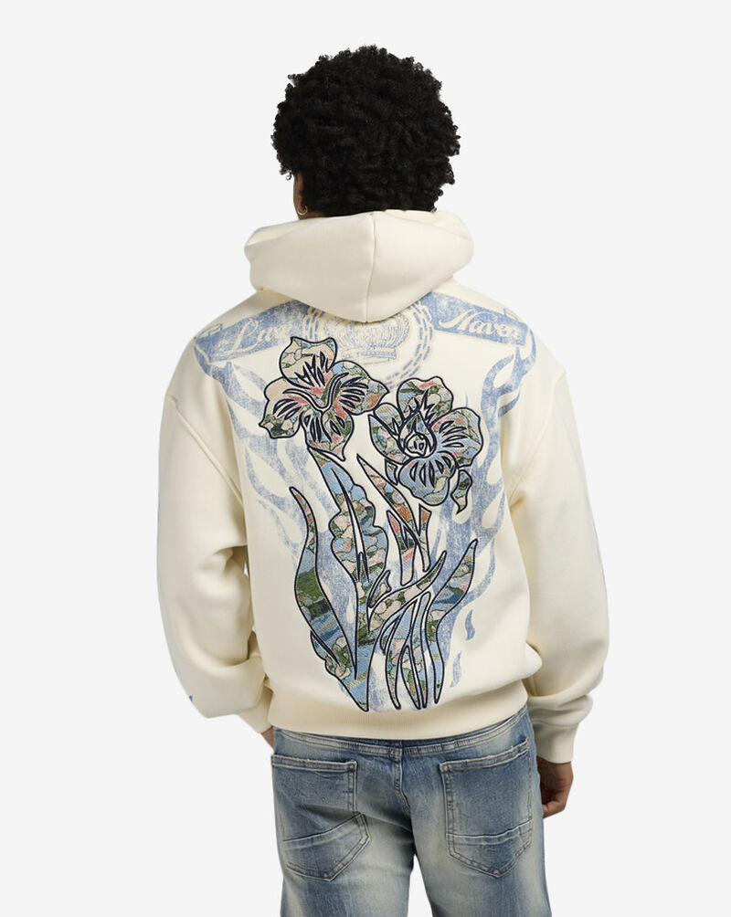 Smoke Rise Tapestry Oversize Hoodie FO25166SN-CHK cream 2