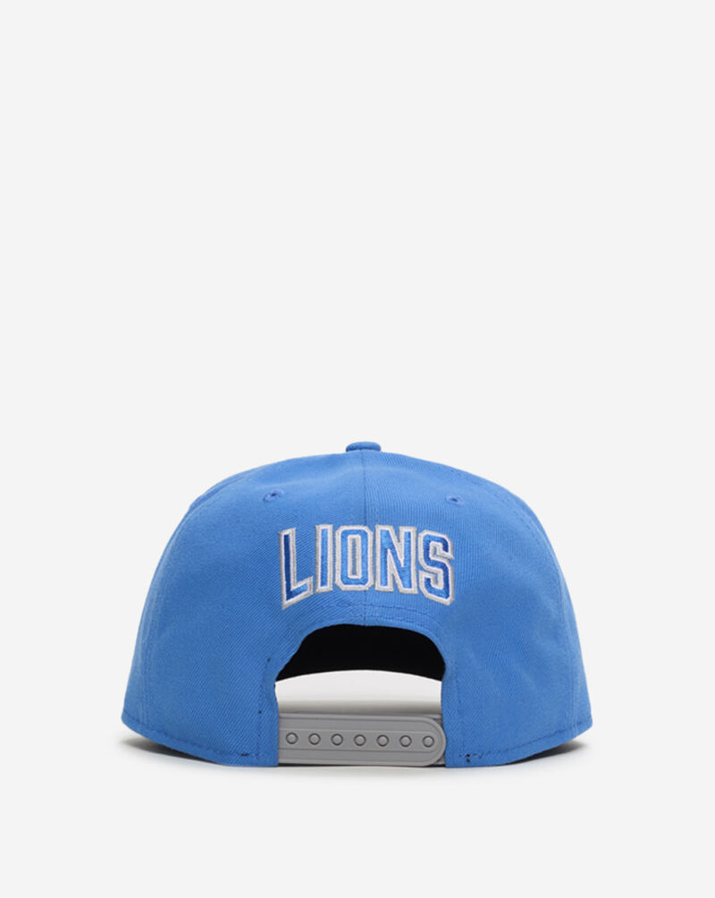 New Era 9Fifty Detroit Lions A-Frame Snapback Hat 60974184 Blue 3