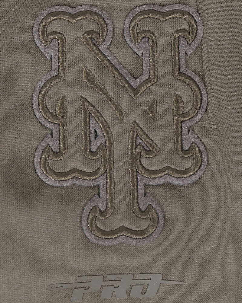 PRO STANDARD New York Mets Neutral Fleece Sweatpant LNM4311668-DKT Brown 2