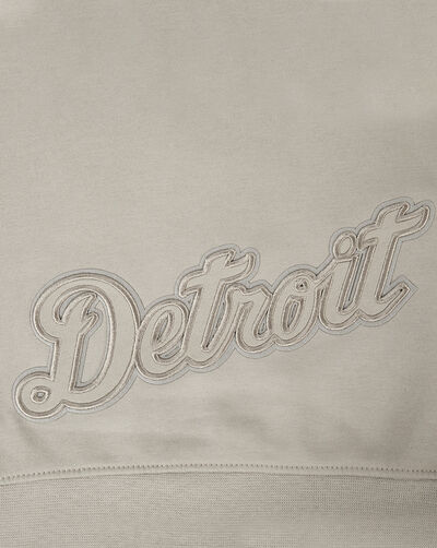 Big Girls' Detroit Tigers Neutral Fleece Pull Over Hoodie