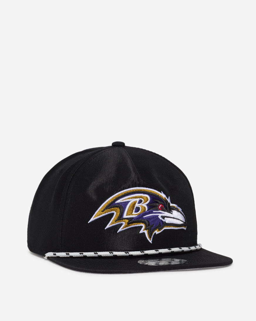 Shop New Era 9Fifty Baltimore Ravens Rope Golfer Hat