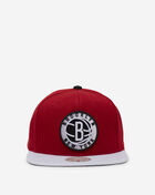 Brooklyn Nets Cardinal Red 2 Tone Snapback