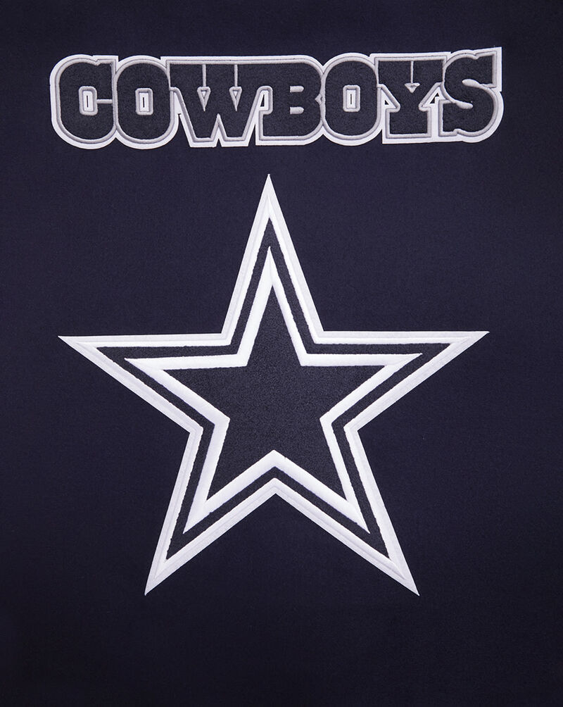 PRO STANDARD Dallas Cowboys Mash Up Rib Wool Varsity Jacket FDC6410583-MNW Blue 2