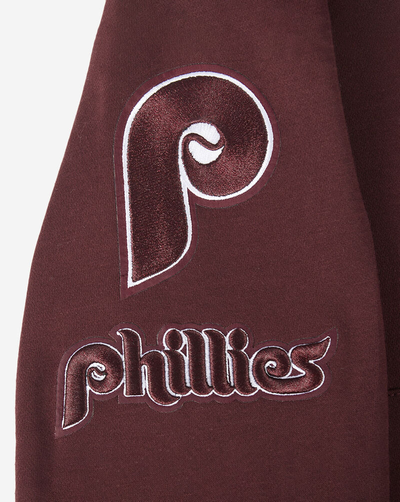 PRO STANDARD Big Boys' Philadelphia Phillies Classic Fleece Full-Zip Hoodie LPHB5315076-WNE Red 2