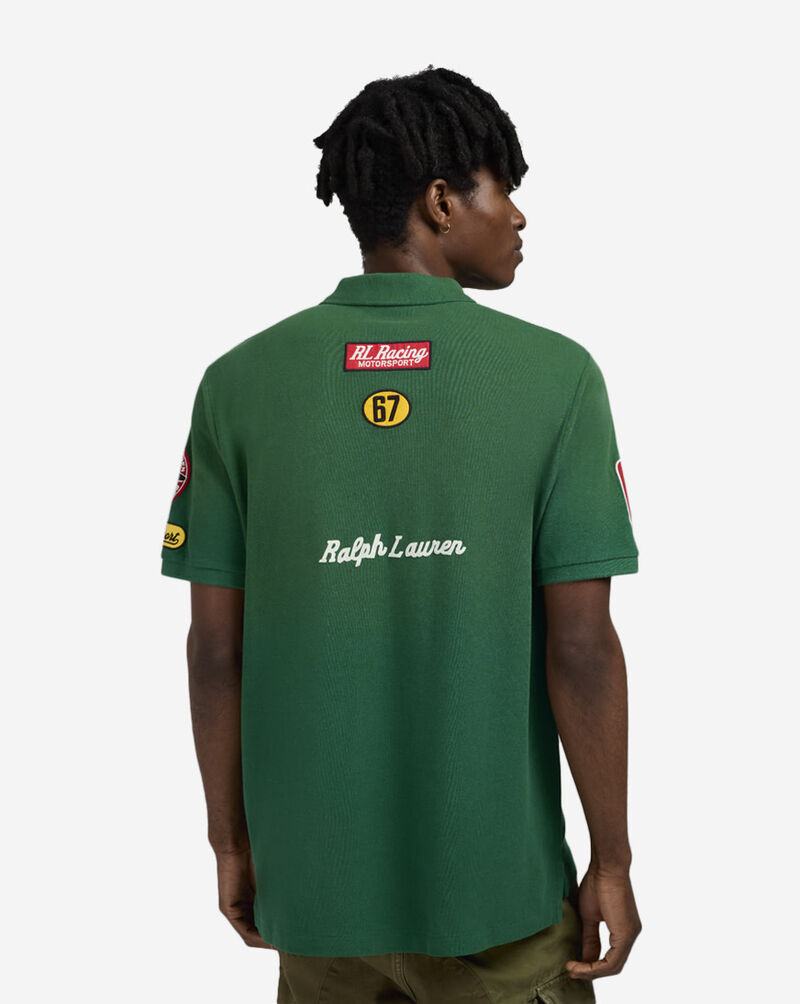 Polo Ralph Lauren Classic Fit Racing Mesh Polo Shirt 710972345001-GRN Green 2