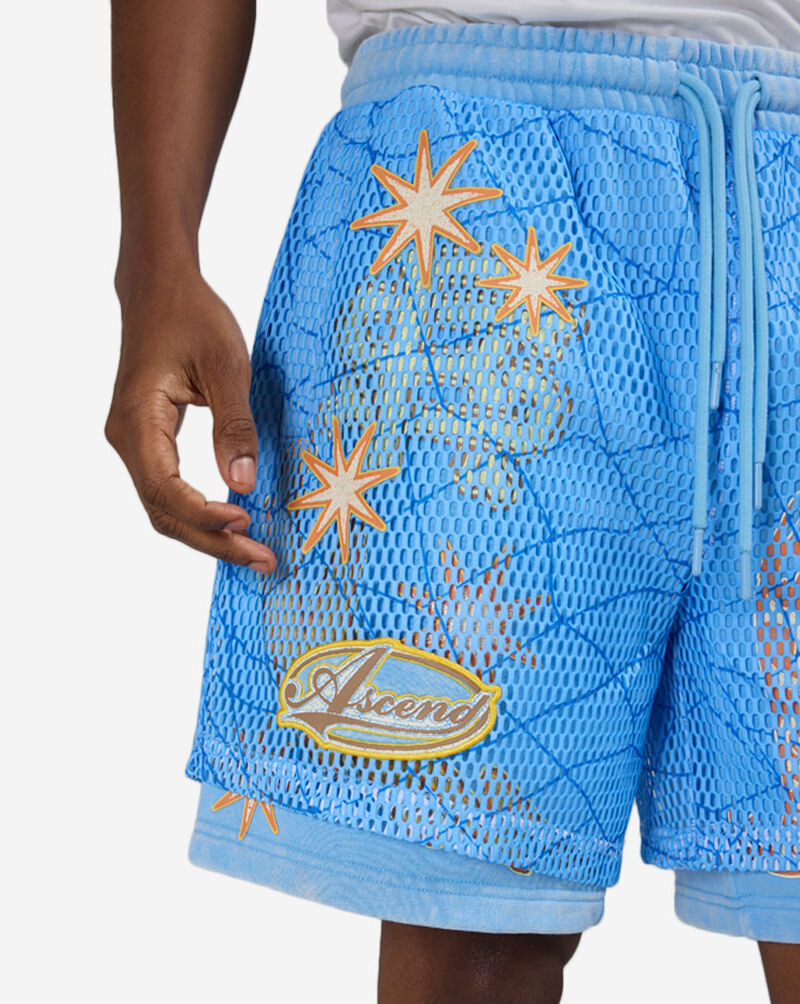 Smoke Rise Ascend 2 Fer Short FS26S455SN-BLU Blue 3