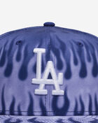 New Era 59Fifty Los Angeles Dodgers Flames Fitted Hat 60949335 Blue 2