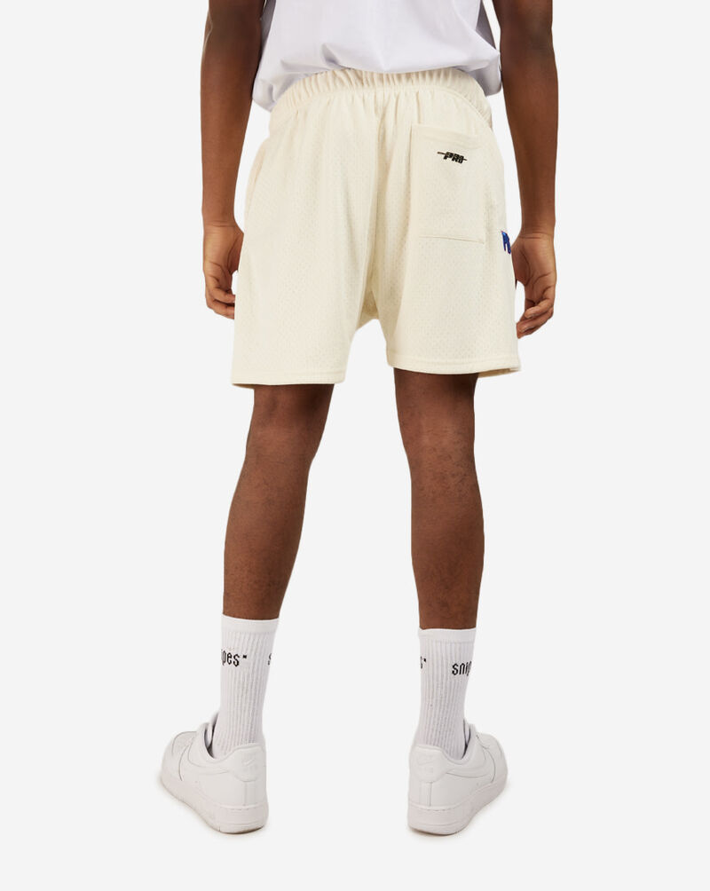 PRO STANDARD Detroit Pistons Area Code Mesh Shorts BDP3515660-EGG White 2