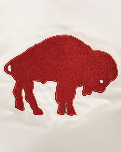 Buffalo Bills Retro Classic Rib Satin Jacket