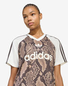 adidas Snake Print Satin Jersey KX1897 Brown 3