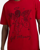 Hasta Muerte Stars Get Money Rhinestone Tee HMANGLSTNE-RED Red 3