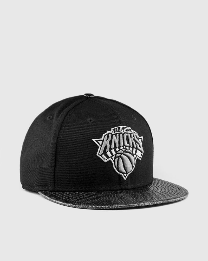 New Era New York Knicks Snakeskin 9Fifty Snapback 80628669 Black 1